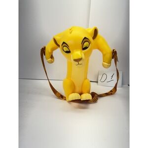 Disney The Lion King Simba Popcorn Bucket w/ Strap Animal‎ Kingdom Collectible